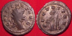 Ancient Coins - GALLIENUS billon antoninianus. Securitas standing, leaning on column. Rome