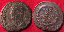 Ancient Coins - JULIAN II AE3 19mm. Sirmium mint, vows in wreath.