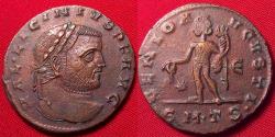 Ancient Coins - LICINIUS I AE follis. Thessalonica, 308-310 AD. GENIO AVGVSTI