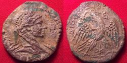 Ancient Coins - ELAGABALUS AR silver tetradrachm, struck at Antioch. Eagle standing.