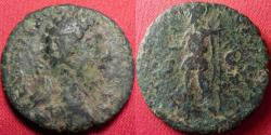 Ancient Coins - COMMODUS AE as. Minerva standing left