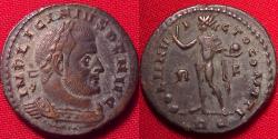 Ancient Coins - LICINIUS I AE follis. Rome, 314-315 AD. SOLI INVICTO COMITI