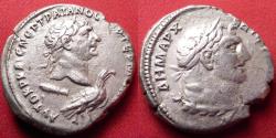 Ancient Coins - TRAJAN AR silver tetradrachm. Tyre, Phoenicia. Bust of Melqart/Herakles