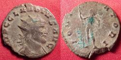 Ancient Coins - CLAUDIUS II GOTHICUS AE antoninianus. IOVI STATORI, Jupiter standing