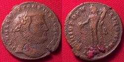 Ancient Coins - CONSTANTIUS I CHLORUS, as Caesar, AE large follis. Antioch. Genius standing