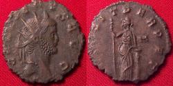 Ancient Coins - GALLIENUS AE silvered antoninianus. SECVRIT PERPET, Securitas standing left