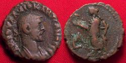 Ancient Coins - DIOCLETIAN AE tetradrachm. Alexandria. Elpis advancing, holding flower.
