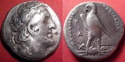 PTOLEMY I SOTER AR silver tetradrachm. 288-287 BC. 'Delta