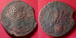 Ancient Coins - DIVUS LUCIUS VERUS AE sestertius. CONSECRATIO, eagle standing on globe.