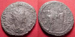 Ancient Coins - SALONINUS AR antoninianus. Antioch or Samosata, SPES PVBLICA, Saloninus extending hand to Spes. Scarce.