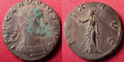Ancient Coins - CLAUDIUS II GOTHICUS AE antoninianus. PAX AVG, Pax standing left, holding transverse scepter.