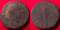 Ancient Coins - HADRIAN AE as. Rome. Salus standing left.