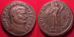 Ancient Coins - MAXIMIANUS AE large follis. 10.5 grams. Genio Populi Romani, Struck at Antioch.