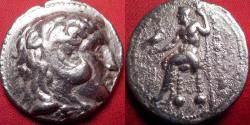 Ancient Coins - ALEXANDER III THE GREAT AR silver tetradrachm. Likely Babylon mint. Zeus enthroned