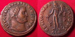 Ancient Coins - LICINIUS I AE follis. Alexandria. GENIO IMPERATORIS. 6.8 grams.