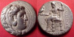 Ancient Coins - PHILIP III ARRHIDAIOS AR silver tetradrachm. Babylon, 323-317 BC. Herakles / Zeus