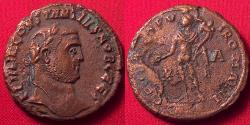 Ancient Coins - CONSTANTIUS I CHLORUS AE large follis. Genius standing, Alexandria.
