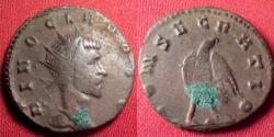 Ancient Coins - DIVUS CLAUDIUS II GOTHICUS AE antoninianus. Struck by Quintillus. Eagle standing.