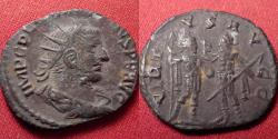 Ancient Coins - GALLIENUS AR silver antoninianus. Gallienus and Valerian standing, facing each other. Struck at Antioch