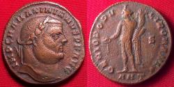 Ancient Coins - MAXIMIANUS AE large follis. 10.6 grams. Genio Populi Romani, Struck at Antioch.