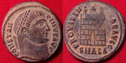 Ancient Coins - CONSTANTINE I THE GREAT AE3 follis. City gates of Alexandria