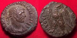 Ancient Coins - AURELIAN AE potin tetradrachm. Alexandria, year 5. Eagle standing