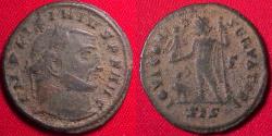 Ancient Coins - LICINIUS I AE follis. Struck at Siscia. Iovi Conservatori, Jupiter standing