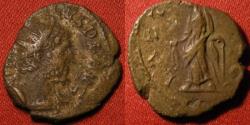 Ancient Coins - TETRICUS I AE antoninianus. Laetitia standing, holding wreath & anchor.