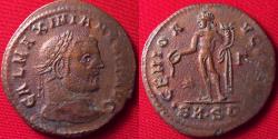 Ancient Coins - GALERIUS AUGUSTUS AE follis. Serdica. GENIO AVGVSTI, Genius standing.