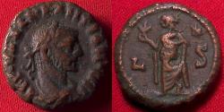 Ancient Coins - DIOCLETIAN AE tetradrachm. Alexandria. Elpis advancing, holding flower.