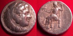 Ancient Coins - PHILIP III ARRHIDAIOS AR silver tetradrachm. Susa, 322-320 BC. Herakles / Zeus