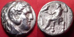 Ancient Coins - ALEXANDER III THE GREAT AR silver tetradrachm. Babylon, 312-281 BC, under Seleukos I