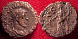 Ancient Coins - MAXIMIANUS AE tetradrachm. Alexandria. Tyche standing left