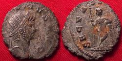 Ancient Coins - GALLIENUS AE silvered antoninianus. SECVRIT PERPET, Securitas standing left