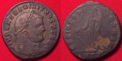 Ancient Coins - MAXIMIANUS AE large follis. Trier, 302-303 AD. Genio Populi Romani