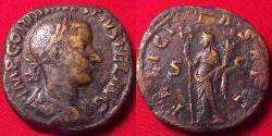 Ancient Coins - GORDIAN III AE sestertius. Felicitas standing, holding caduceus & cornucopia.
