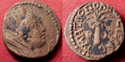 Ancient Coins - TYRE, PHOENICIA. Pseudo-autonomous issue, time of Antoninus Pius (153-154 AD). Date palm.