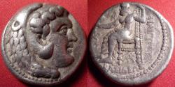 Ancient Coins - PHILIP III ARRHIDAIOS AR silver tetradrachm. In the style and type of Alexander III the Great. Babylon 6A, 321-315 BC