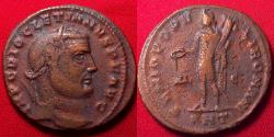 Ancient Coins - DIOCLETIAN AE large follis. Antioch. Genius standing.