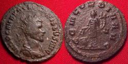 Ancient Coins - QUINTILLUS AE antoninianus. Concordia sacrificing over altar.