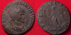 Ancient Coins - QUINTILLUS AE antoninianus. Fides standing, holding standard & spear.
