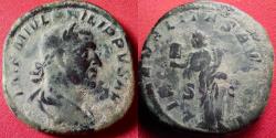 Ancient Coins - PHILIP I THE ARAB AE orichalcum sestertius. 2nd Donative, LIBERALITAS AVGG II.