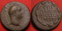Ancient Coins - TITUS AE 23mm. Cappadocia, Caesarea, under legates Hirrius Fronto & Neratius Pansa. Legend in wreath. Scarce