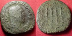 Ancient Coins - PHILIP I THE ARAB AE sestertius. FIDES EXERCITUS, four military standards.