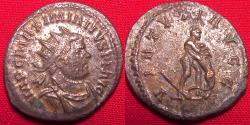 Ancient Coins - MAXIMIANUS AE silvered antoninianus. Hercules strangling Nemean lion.