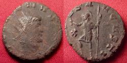 Ancient Coins - GALLIENUS AE antoninianus. Rome, sole reign. VIRTVS AVG, Mars standing left