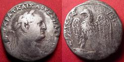 Ancient Coins - VESPASIAN AR silver tetradrachm. Seleucis & Pieria. Eagle on club. 69-70 AD.