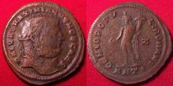 Ancient Coins - GALERIUS CAESAR AE large follis. Antioch. GENIO POPULI ROMANI