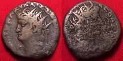 Ancient Coins - NERO & DIVUS AUGUSTUS AR billon tetradrachm. Alexandria