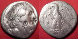 Ancient Coins - PTOLEMY I SOTER AR silver tetradrachm. 294-285 BC. 'Delta Master' portrait, first portrait of one of Alexander's successors.